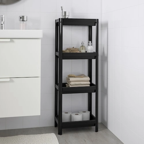 شلف چهار طبقه IKEA مدل VESKEN مشکی