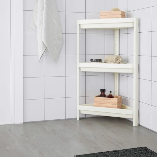 شلف سه طبقه IKEA مدل VESKEN سفید