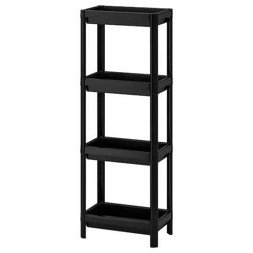 شلف چهار طبقه IKEA مدل VESKEN مشکی