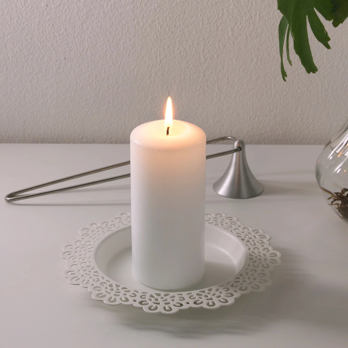 زیر شمعی فلزی IKEA مدل SKURAR