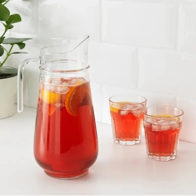 پارچ شیشه ای IKEA مدل TILLBRINGARE