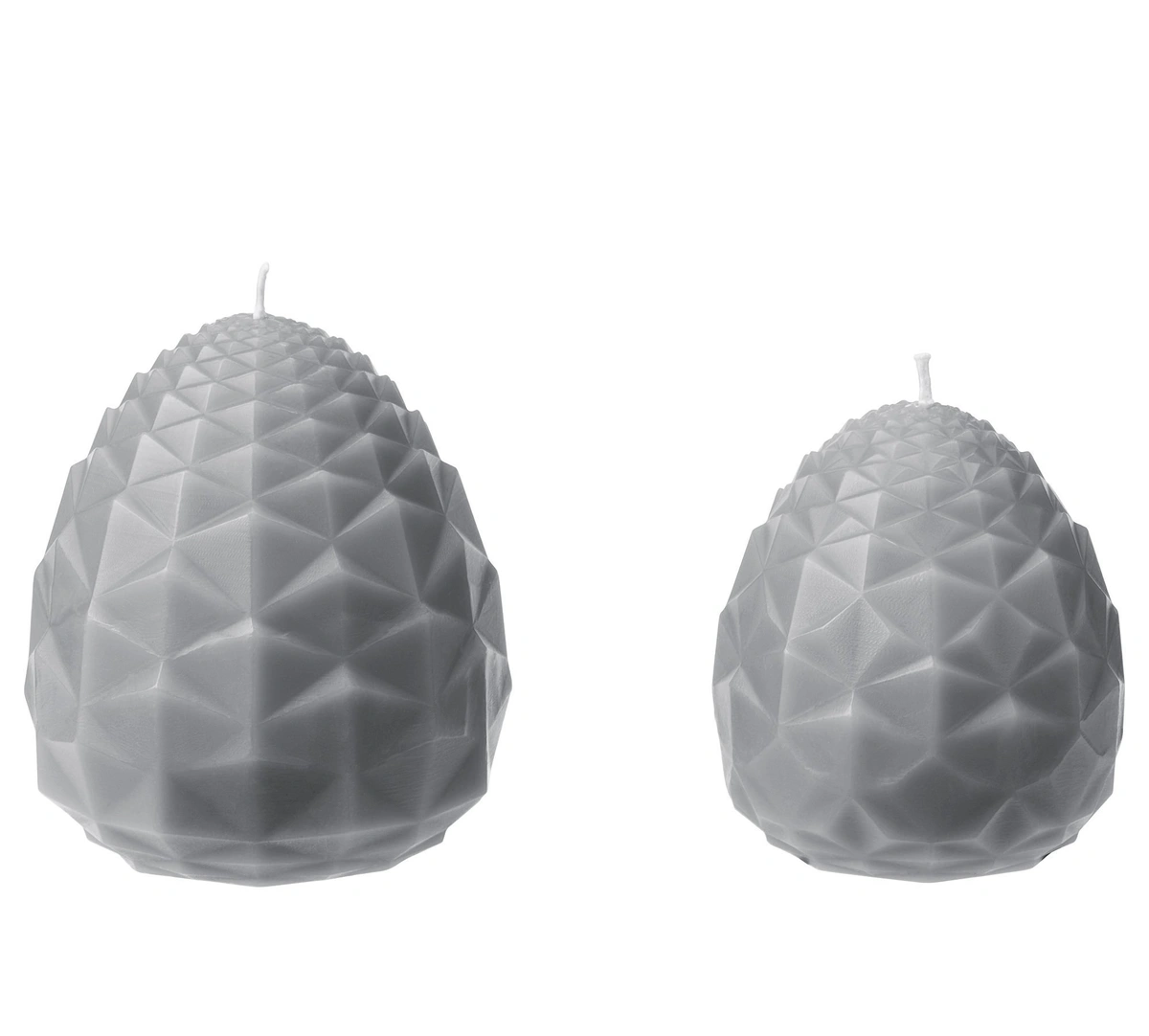 شمع طرح دار (خاکستری) IKEA مدل VINTER