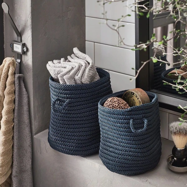 سبد حمام دوتایی IKEA مدل NORDRANA