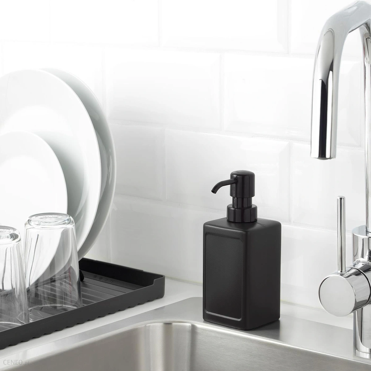 جای مایع ظرفشویی IKEA مدل RINNIG مشکی