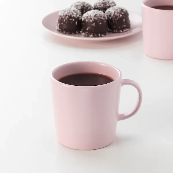 ماگ IKEA مدل  DINERA رنگ صورتی