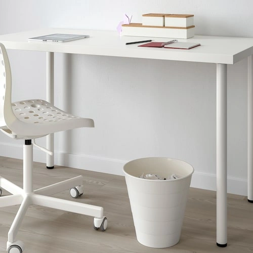 سطل زباله IKEA مدل FNISS رنگ سفید