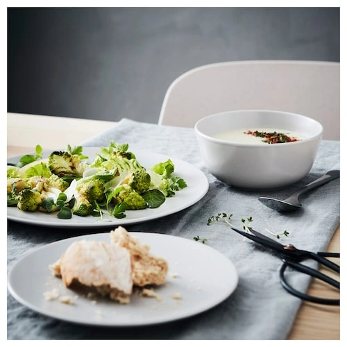 سرویس غذاخوری ikea مدل DINERA رنگ سفید 
