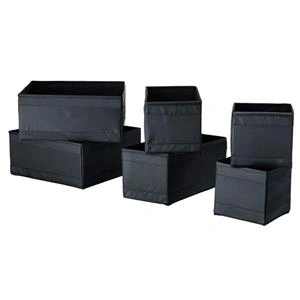 جعبه جداکننده IKEA مدل SKUBB رنگ مشکی