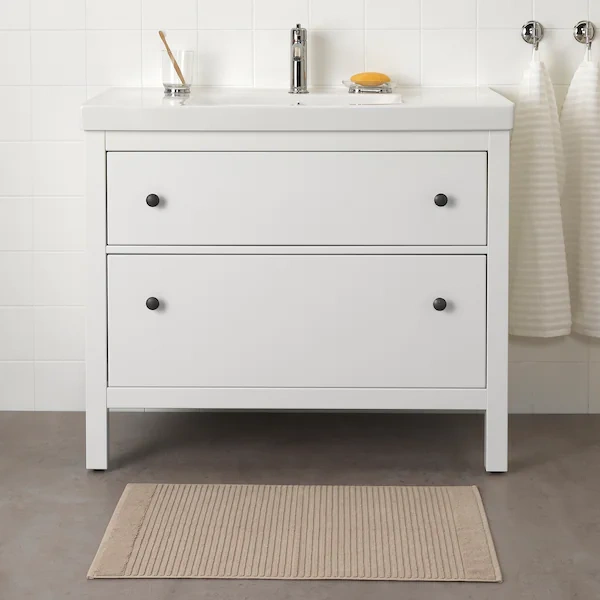 مت حمام IKEA مدل ALSTERN رنگ بژ