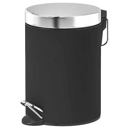 سطل زباله IKEA مدل EKOLN رنگ خاکستری تیره