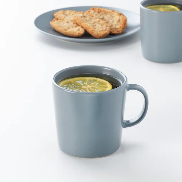 ماگ IKEA مدل  DINERA رنگ طوسی