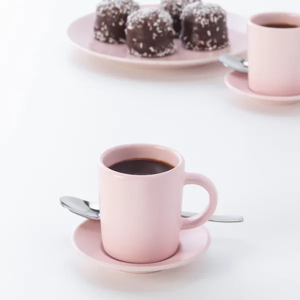 فنجان اسپرسو IKEA مدل DINERA رنگ صورتی