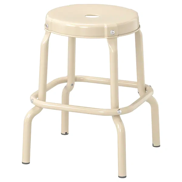چهارپایه IKEA مدل RÅSKOG رنگ بژ
