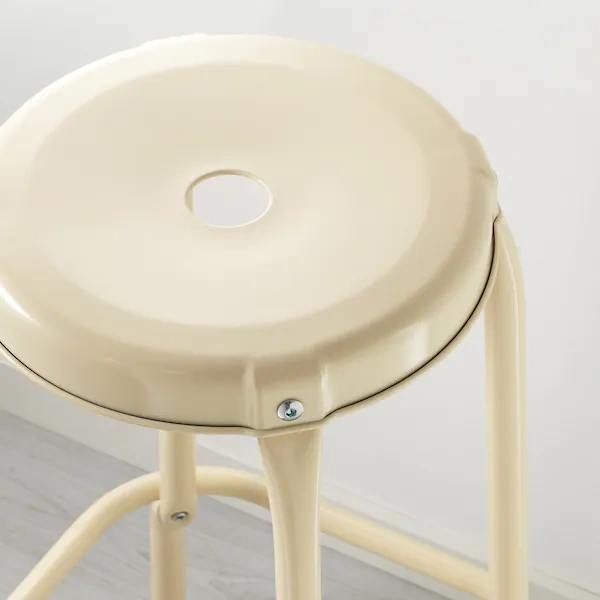 چهارپایه IKEA مدل RÅSKOG رنگ بژ