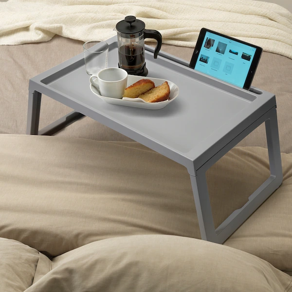 میز صبحانه IKEA مدل KLIPSK رنگ طوسی