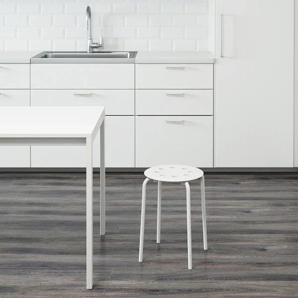 چهارپایه IKEA مدل MARIUS رنگ سفید