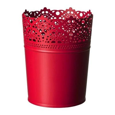 گلدان IKEA مدل SKURAR رنگ قرمز