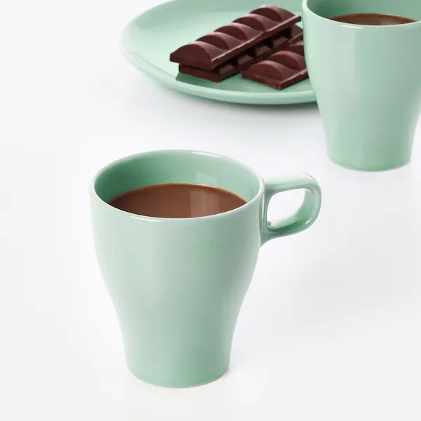 ماگ IKEA مدل FÄRGRIK رنگ سبز