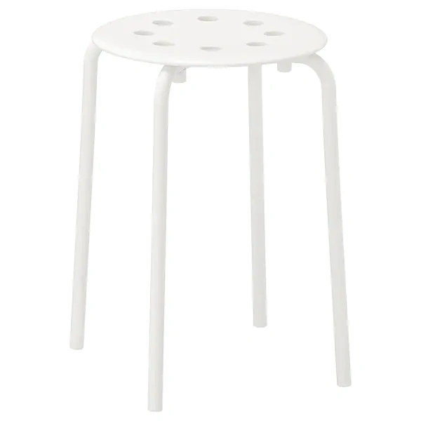 چهارپایه IKEA مدل MARIUS رنگ سفید