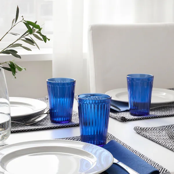 لیوان IKEA مدل VARDAGEN رنگ آبی