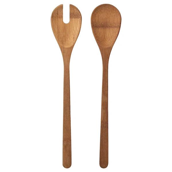 ست قاشق چنگال سالاد IKEA مدل GRONSAKER