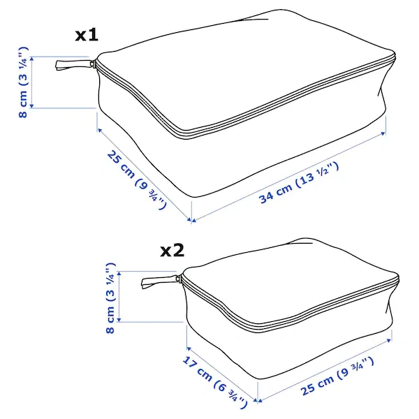 نظم دهنده لباس IKEA مدل RENSARE
