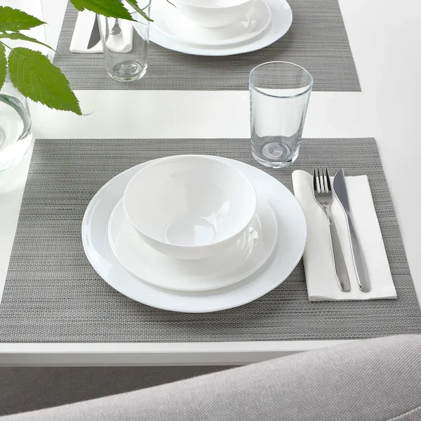 سرویس غذاخوری IKEA مدل FAVORISERA رنگ سفید 