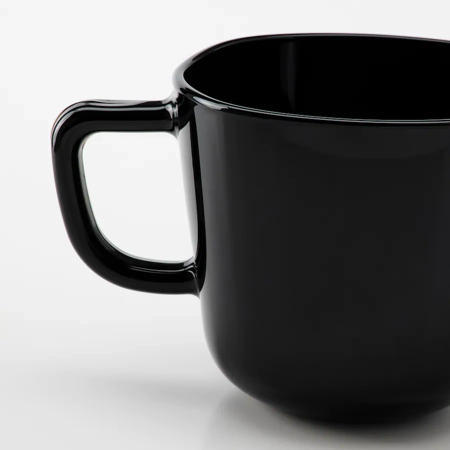 ماگ IKEA مدل BACKIG رنگ مشکی