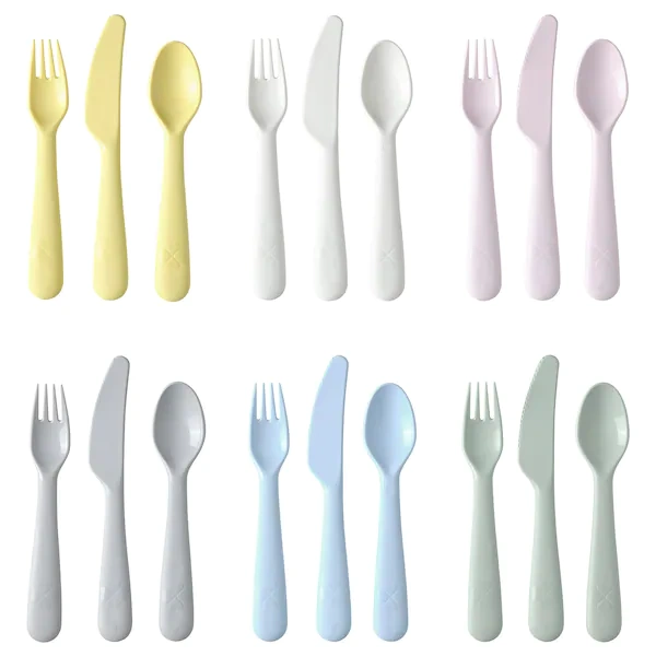ست قاشق و چنگال کودک IKEA مدل KALAS