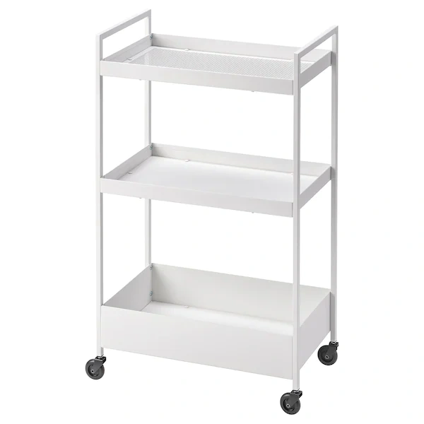ترولی IKEA مدل NISSAFORS رنگ سفید