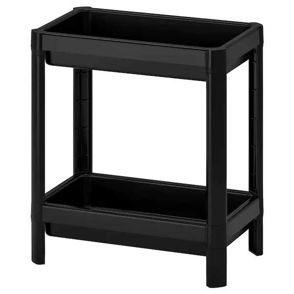 ترولی دو طبقه IKEA مدل VESKEN رنگ مشکی