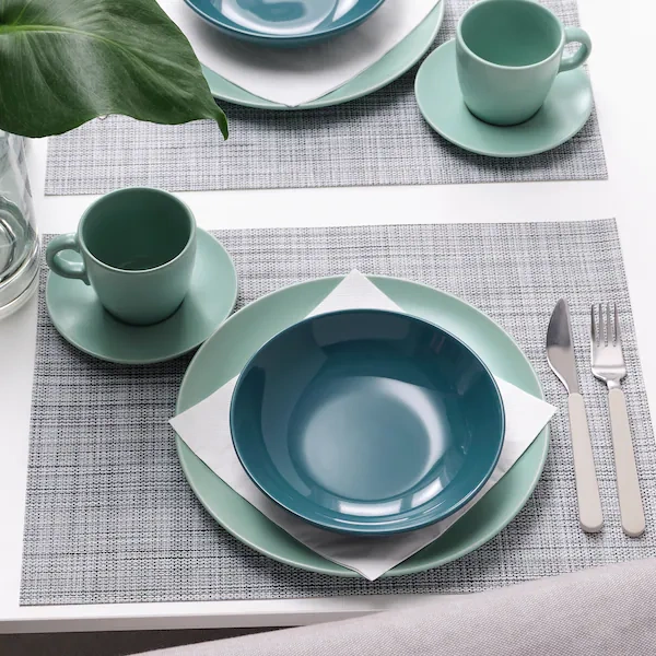بشقاب گود IKEA مدل FARGKLAR رنگ سورمه ای