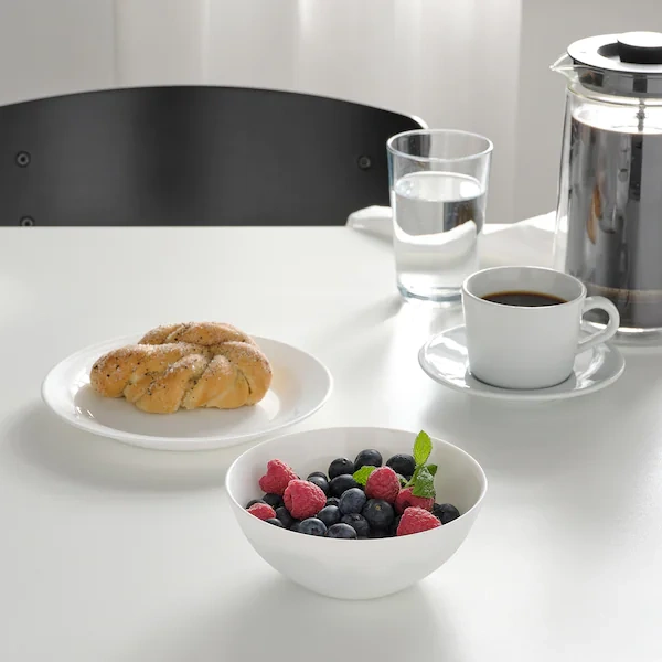 سرویس غذاخوری IKEA مدل FAVORISERA رنگ سفید 