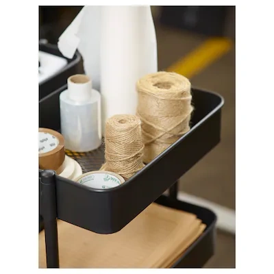 ترولی IKEA مدل RASKOG رنگ مشکی