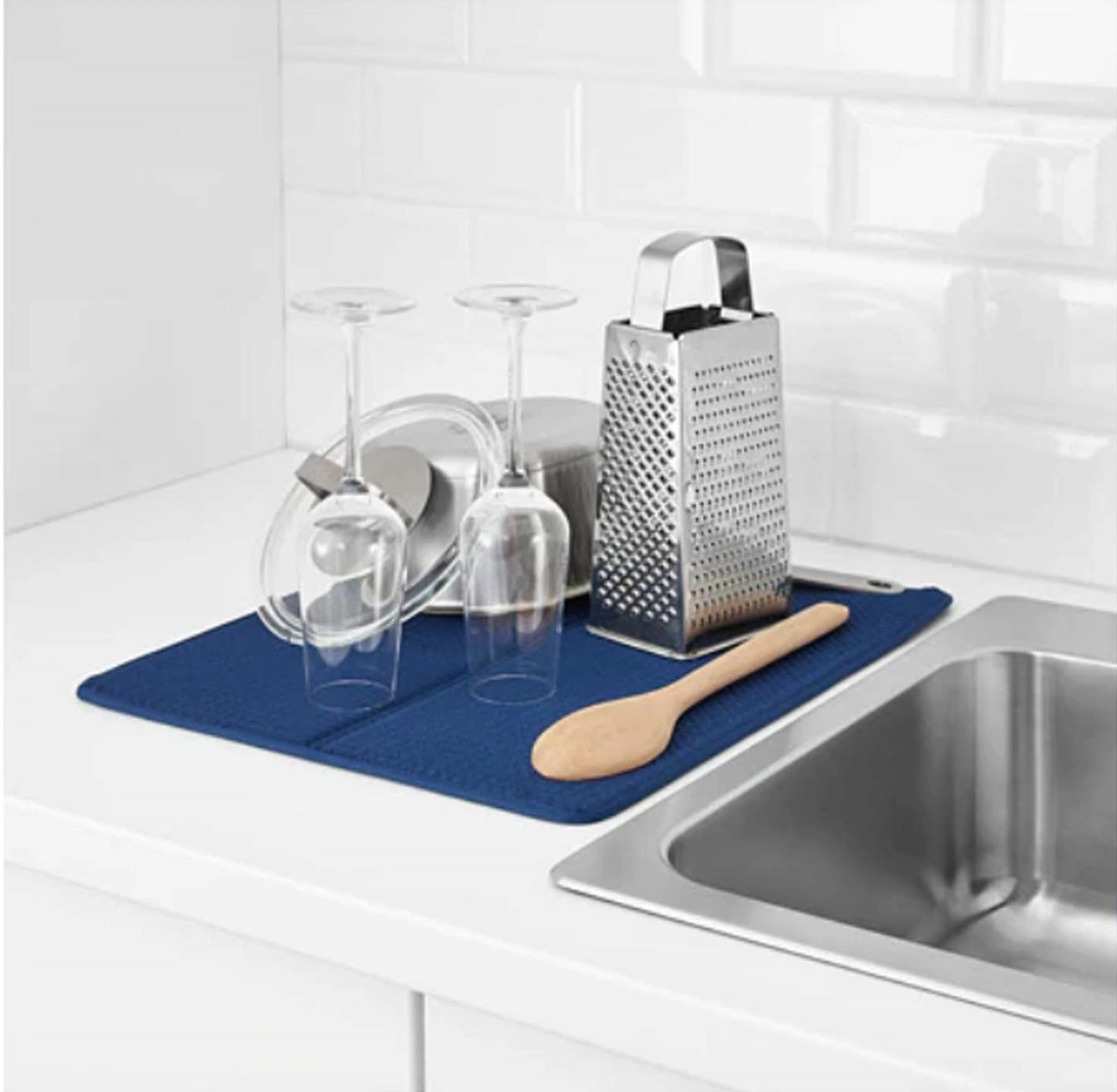 مت خشک کن IKEA مدل NYSKOLJD رنگ آبی