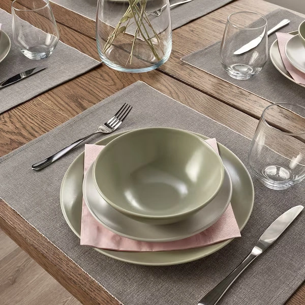 زیر بشقابی IKEA مدل SVARTSENAP  خاکستری