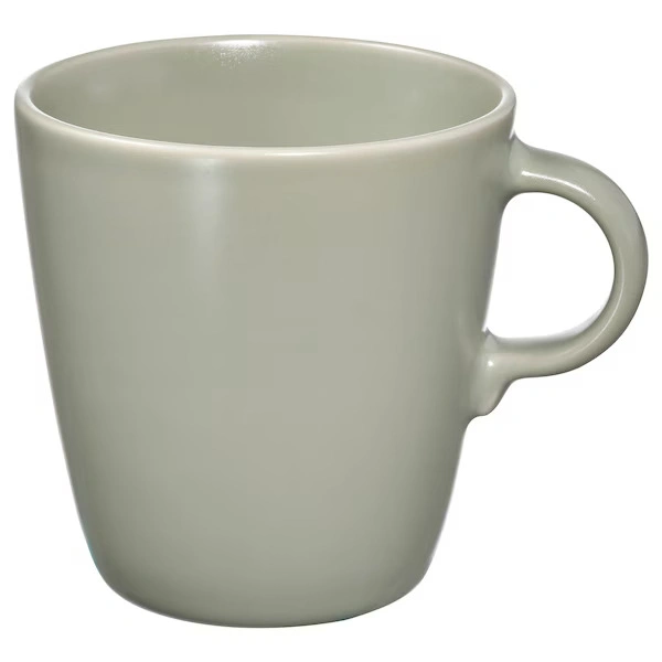ماگ IKEA مدل FARGKLAR زیتونی