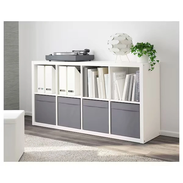 باکس IKEA مدل DRONA رنگ طوسی