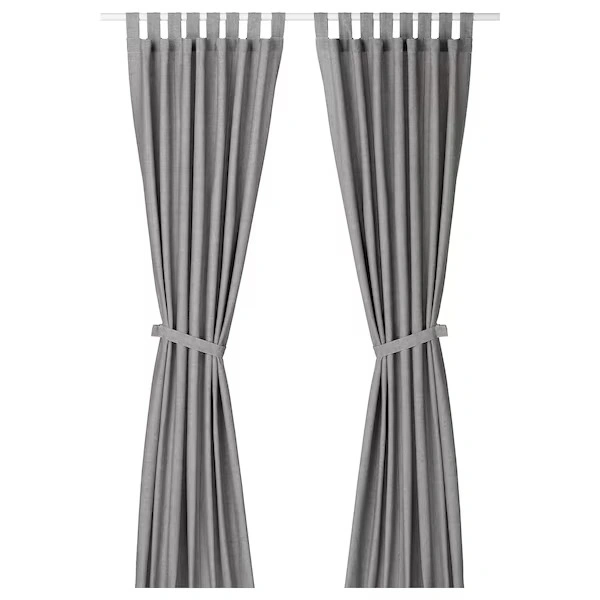 پرده IKEA مدل LENDA طوسی
