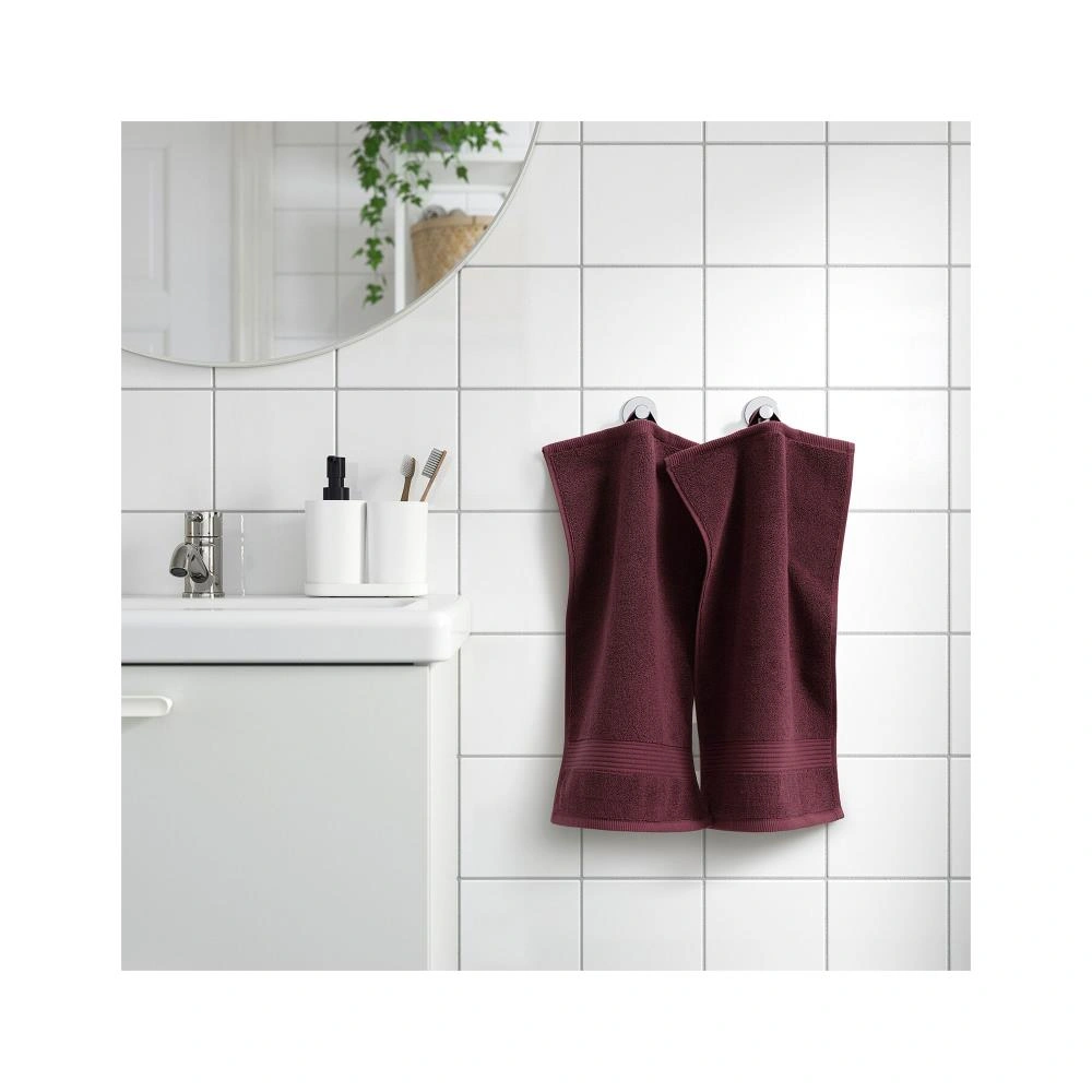 حوله 40*70 IKEA مدل FREDRIKSJON رنگ زرشکی
