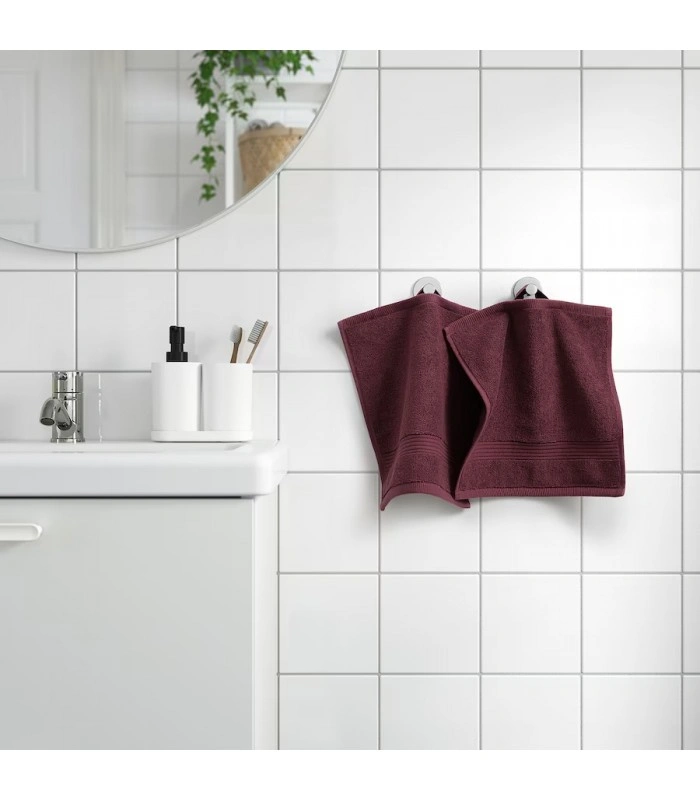 حوله 30*30 IKEA مدل FREDRIKSJON رنگ زرشکی
