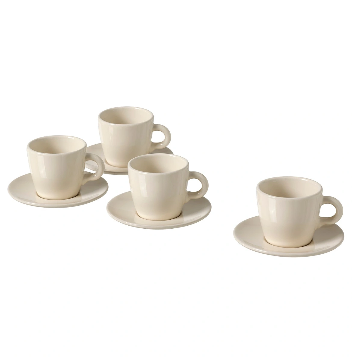 فنجان IKEA مدل FARGKLAR رنگ کرم