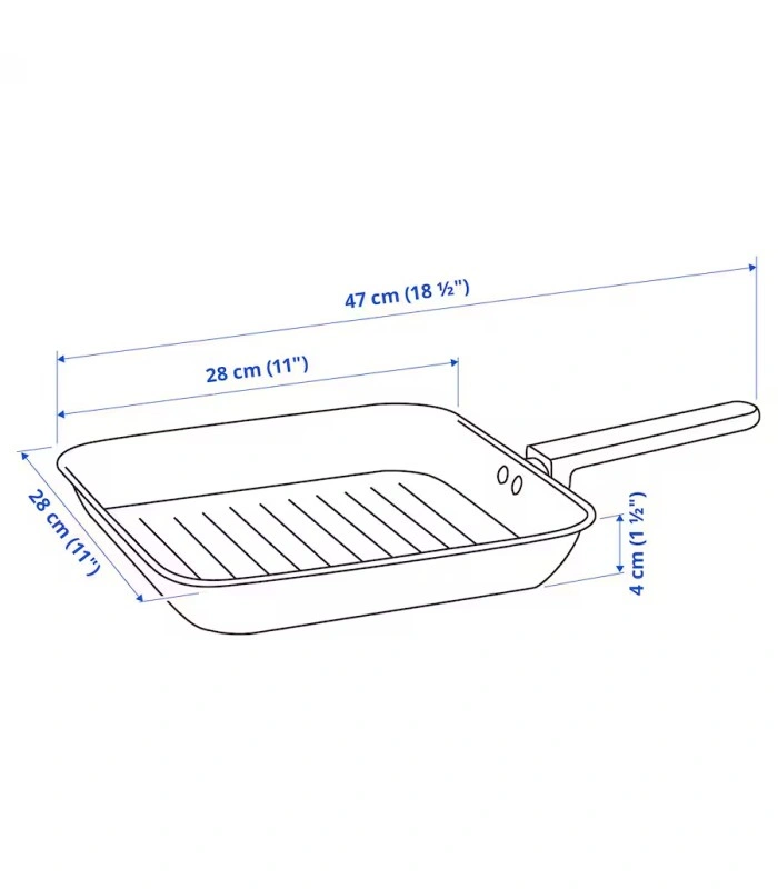 تابه گریل IKEA مدل MIDDAGSMAT