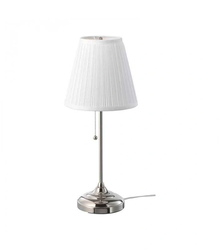 آباژور رومیزی IKEA مدل ARSTID رنگ نقره ای