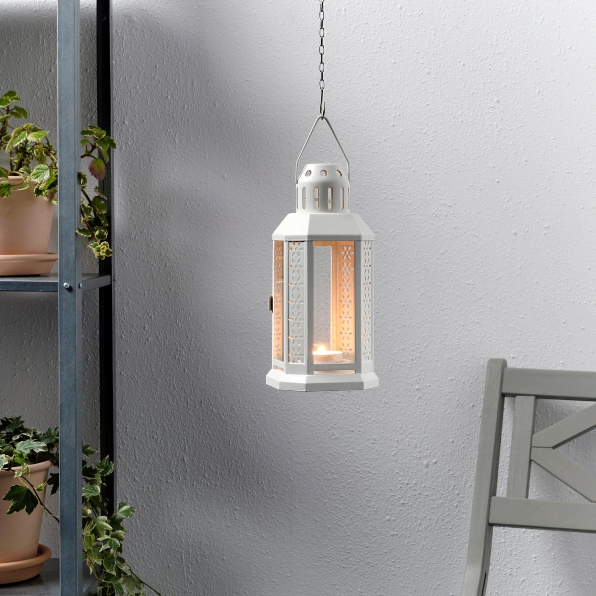 فانوس IKEA مدل ENRUMرنگ سفید