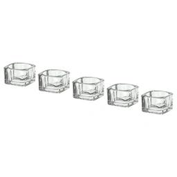 شمعدان شیشه ای IKEA مدل GLASIG