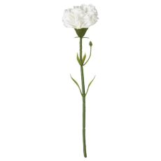 گل مصنوعی میخک سفید IKEA مدل SMYCKA - 